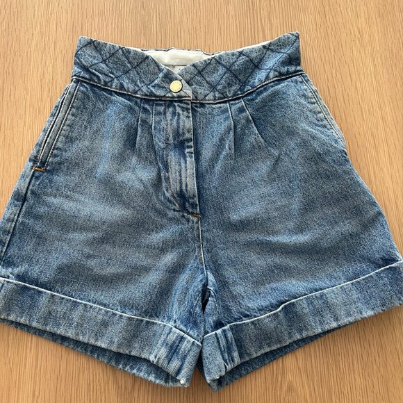 Sandro - Denim Shorts - sz 34 - Picture 2 of 6